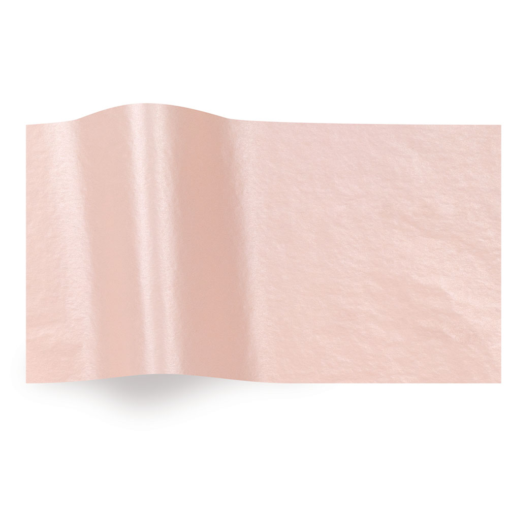 Rose Gold Tissue Paper - Metallic Tissue paper- 20 x 30 in., Wholesale  Color Tissue for Retail