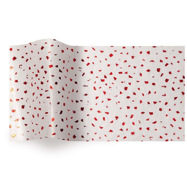 Silver Hot Spots Tissue Paper - Pattern Retail Tissue - 20 x 30 in.