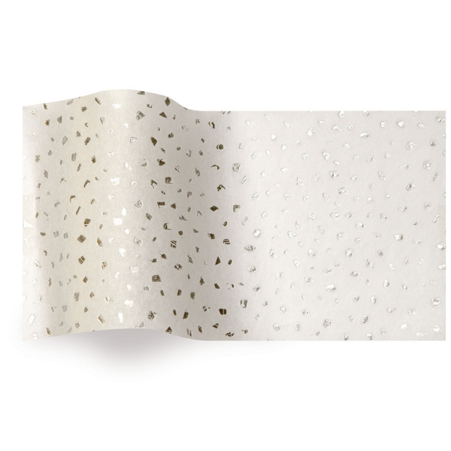 Silver On Blue Reflections Tissue Paper - Pattern Retail Tissue - 20 x 30 in.
