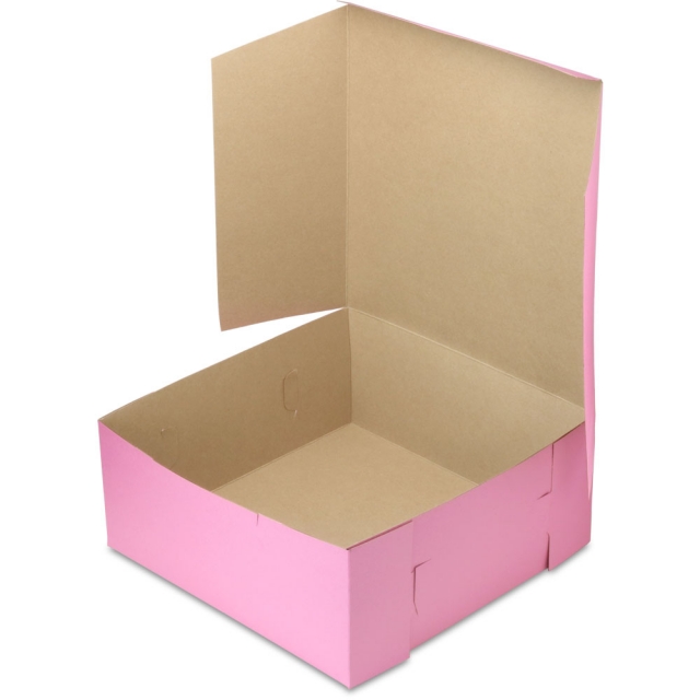14 x 14 x 6" Pink Bakery Boxes