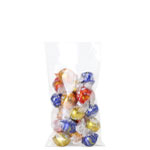 4.75 x 8.25 in. Clear Flat Clear Poly Plastic Food Bags