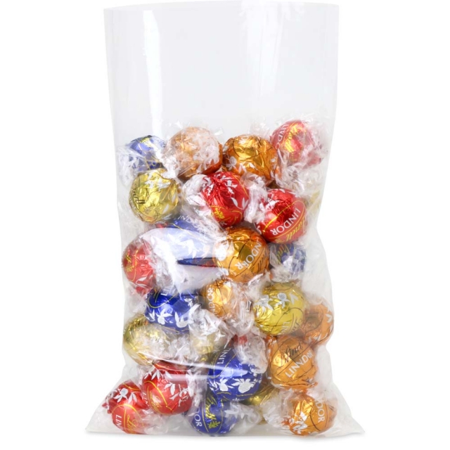 5.75 x 9.75 in. Clear Flat Clear Poly Plastic Food Bags