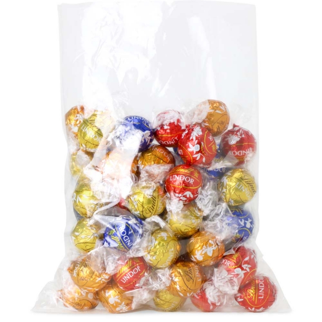 8 x 10 in. Clear Flat Clear Poly Plastic Food Bags
