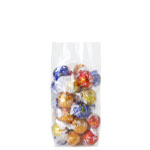 3 x 1.75 x 8.25 in. Clear Gusseted Clear Poly Plastic Food Bags