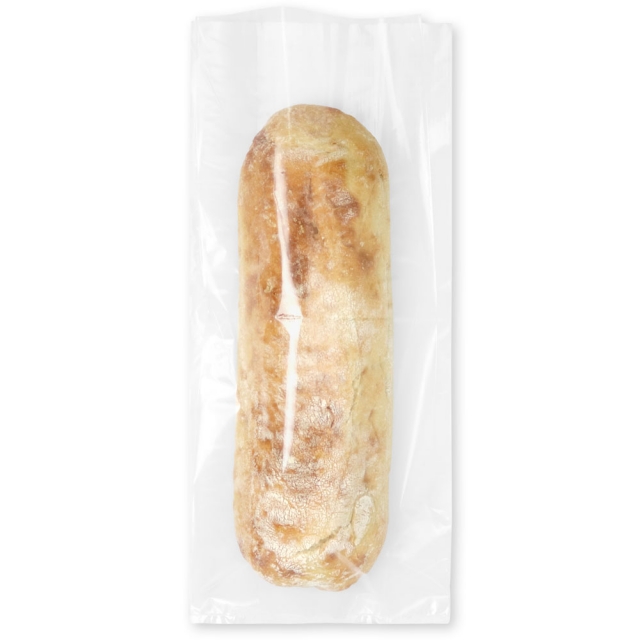 8 x 4 x 18 in. Clear Gusseted Clear Poly Plastic Food Bags