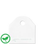 Biodegradable Super Wave Carryout Bags - 12 x 13 + 5"