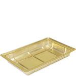 Single-Cavity Gold Heat Resistant Candy Box Inserts - 8.125 x 5.25 in.