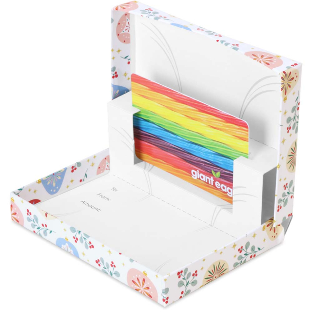 Grandma Ornaments Gift Card Boxes w/ White Interior