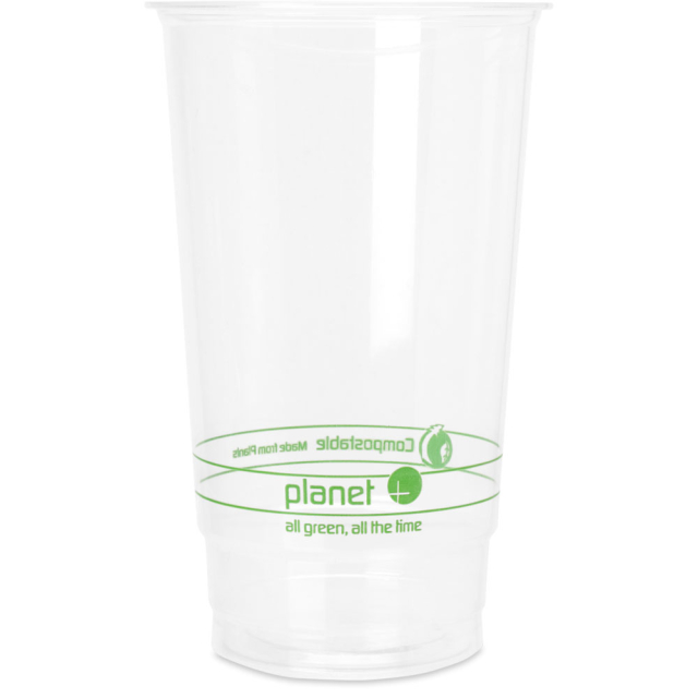 24 oz. Compostable PLA Clear Cold Cups