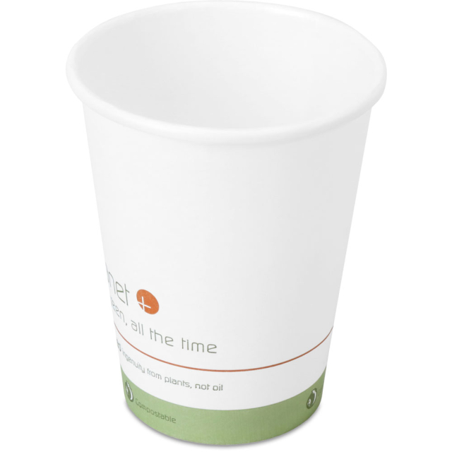 8 oz. Planet Compostable Paper Coffee Cups