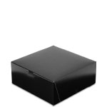10 x 10 x 4" Black Cupcake / Deep Pie / Bakery Boxes
