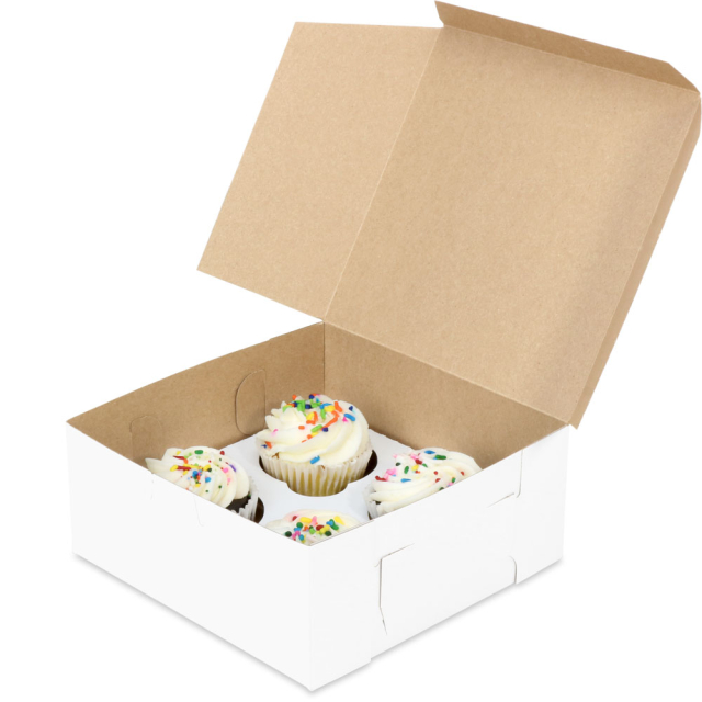 7 x 7 x 3" White Pie / Bakery Boxes