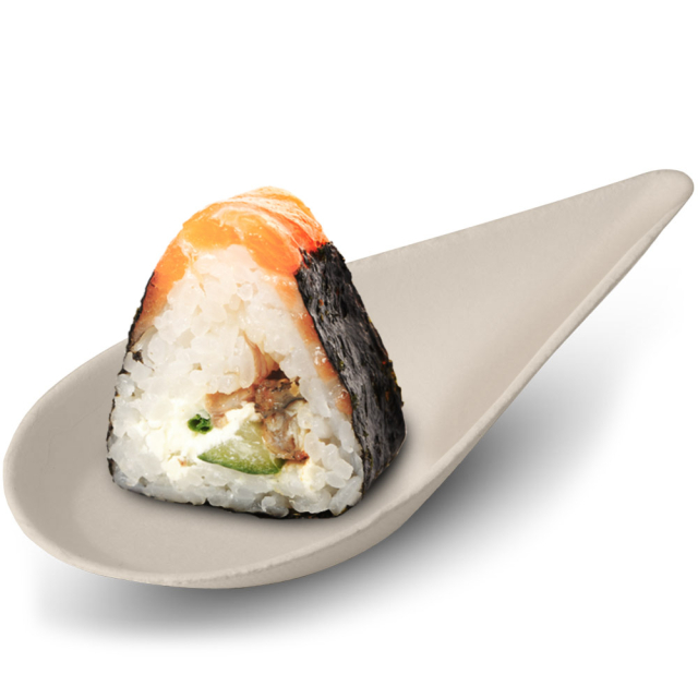 4 in. Bagasse Mini Taster Spoon