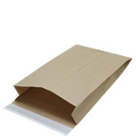 Natural Brown Kraft Dura-Bag Shipper w/ Gusset - 9-1/2 x 3 x 16 in.