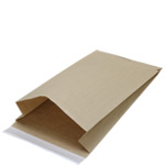 Natural Brown Kraft Dura-Bag Shipper w/ Gusset - 10-1/2 x 3-3/4 x 19 in.
