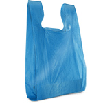 Dark Blue T-Shirt Bag - 12 x 7.5 x 23 in.