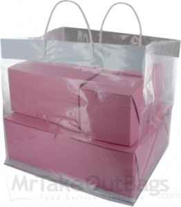 clear carry bag with handles