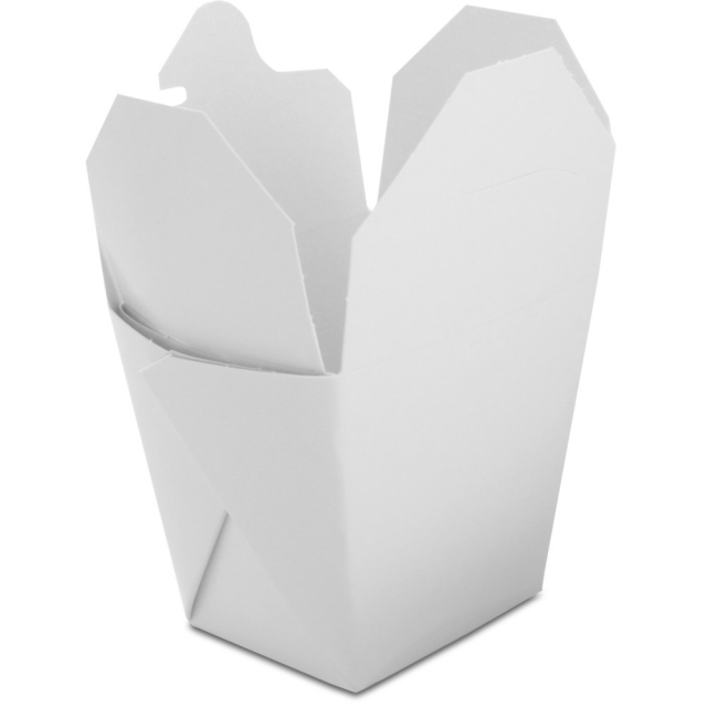 FoldPak White  MINI Microwavable Chinese Take Out Boxes