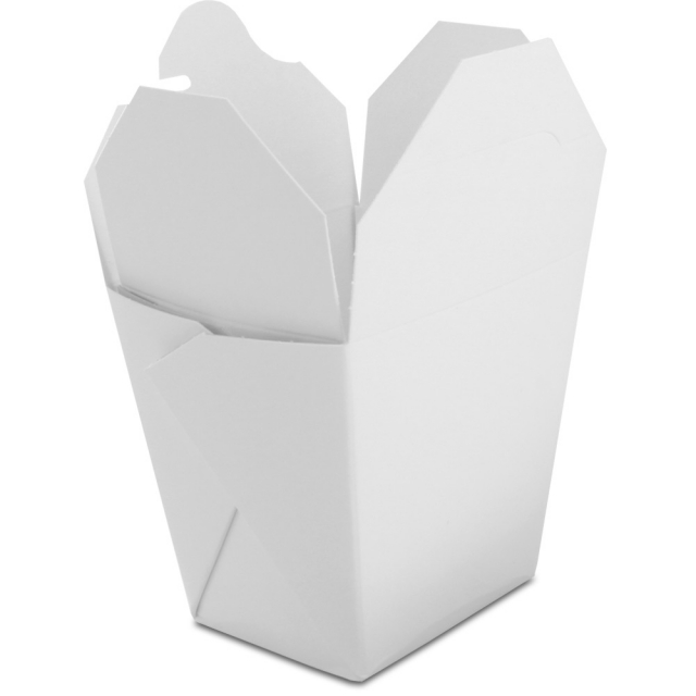 FoldPak White SMALL Microwavable Chinese Take Out Boxes