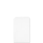 6.25" x 9.25" White Kraft Merchandise Bags