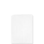 8.5" x 11" White Kraft Merchandise Bags