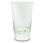 24 oz. Compostable PLA Clear Cold Cups