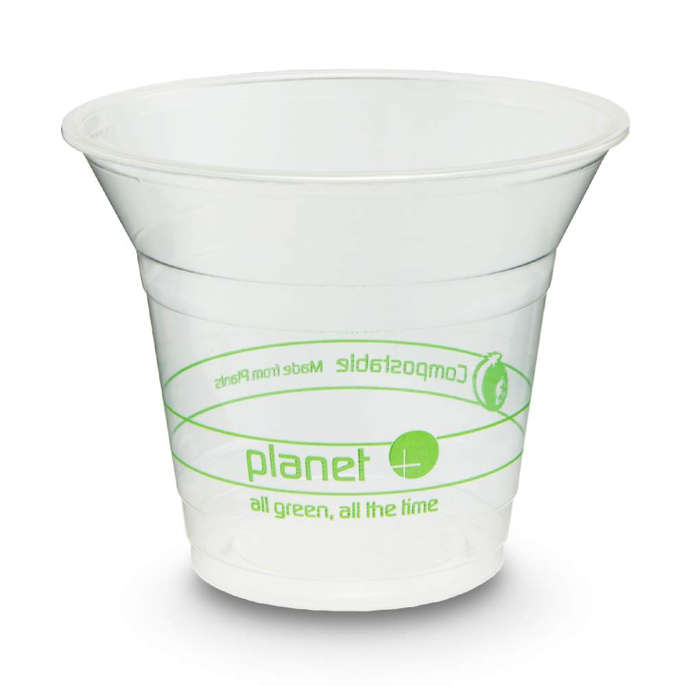 9 oz Compostable PLA Clear Cold Cups