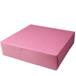 10 x 10 x 2.5" Pink Pie / Bakery Boxes
