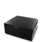 10 x 10 x 4" Black Cupcake / Deep Pie / Bakery Boxes
