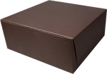 12 x 12 x 5" Chocolate Brown Bakery Boxes