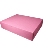 19 x 14 x 4" Pink Bakery Boxes