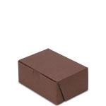 7 x 5 x 3" Chocolate Brown Bagel / Bakery Boxes