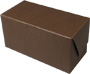 8 x 4 x 4" Chocolate Brown Cupcake Bakery Boxes