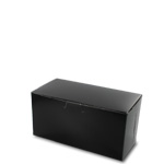 8 x 4 x 4" Black Cupcake Bakery Boxes