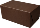 9 x 5 x 4" Chocolate Brown Bakery Boxes