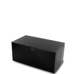 9 x 5 x 4" Black Bakery Boxes