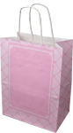 100% RECYCLED PARISIAN PASTRY Design Small Paper Shopping Bags