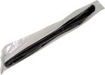 Black Disposable Plastic Poly Wrapped Knives - Heavy Weight 6"