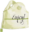 Encore Enjoy Super Wave Carryout Bags - 18" x 16" + 9"