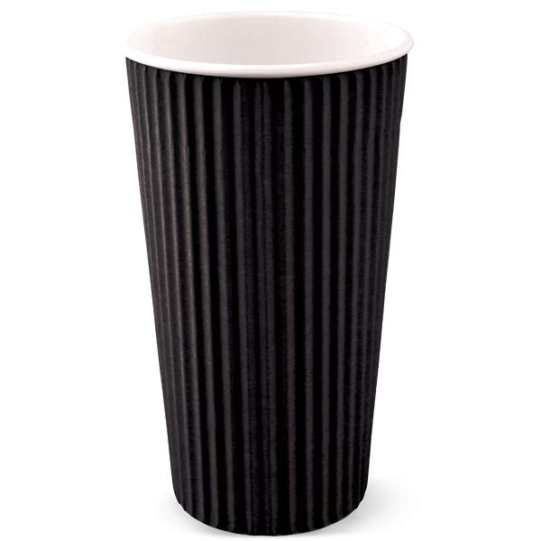 White Paper Coffee Cups 20 oz. - 500/Case 