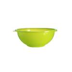 24 oz. Round Green PET Salad Bowl