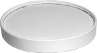 Non-Vented Plain White Paper Lids for 64 ounce Bulk Ice Cream or Food Containers