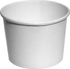 64 oz. Plain White BULK Soup , Ice Cream or Food Container
