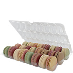 24 Or 48 Macaron Clear Rectangular Insert