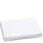 Gloss White Gift Card Boxes w/ White Interior