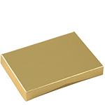Gold Metallic Gift Card Boxes w/ Gold Interior