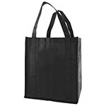 Black Reusable Grocery Bag w/ handle - 13 x 10 x 15 in.
