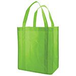 Lime Reusable Grocery Bag w/ handle - 13 x 10 x 15 in.