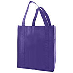 Royal Blue Reusable Grocery Bag w/ handle - 13 x 10 x 15 in.