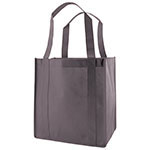 Charcoal Reusable Grocery Bag w/ handle - 13 x 10 x 15 in.